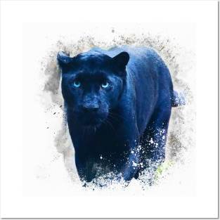 Panther Animal Wildlife Jungle Nature Adventure Free Travel Digital Painting Posters and Art